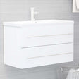 Sink Cabinet With Built-In Basin Engineered Wood