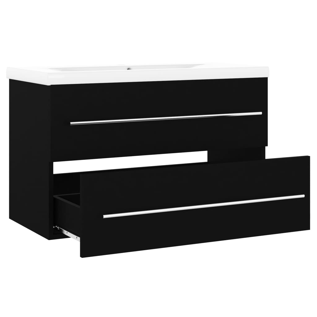 Sink Cabinet With Built-In Basin Engineered Wood