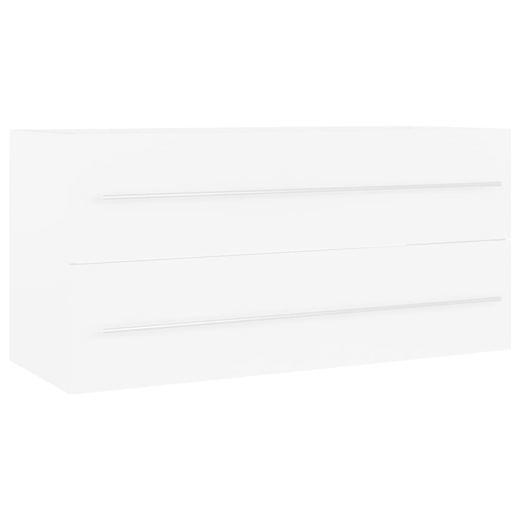 Sink Cabinet With Built-In Basin Engineered Wood