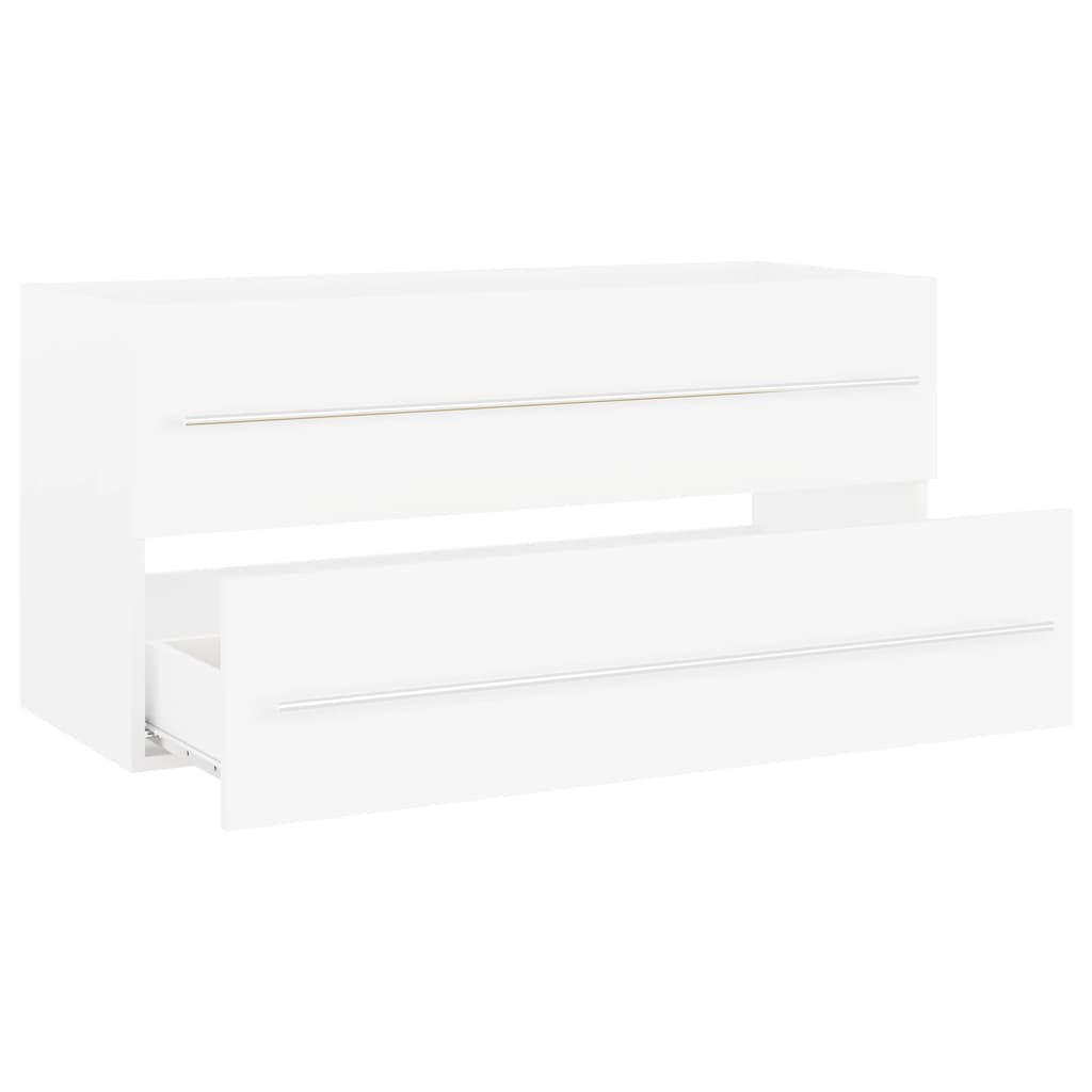 Sink Cabinet With Built-In Basin Engineered Wood
