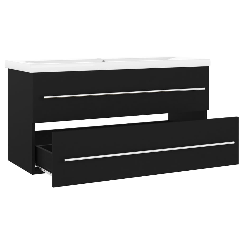 Sink Cabinet With Built-In Basin Engineered Wood
