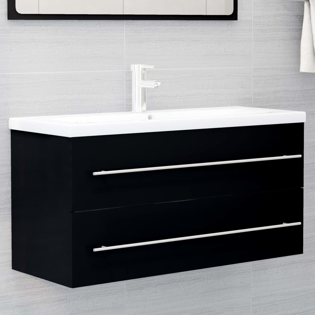 Sink Cabinet With Built-In Basin Engineered Wood