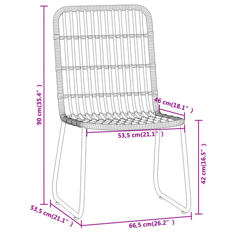 5 Piece Garden Dining Set