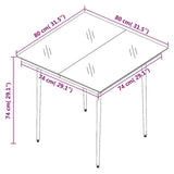 3 Piece Garden Dining Set Black Pvc Rattan
