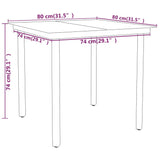 5 Piece Garden Dining Set