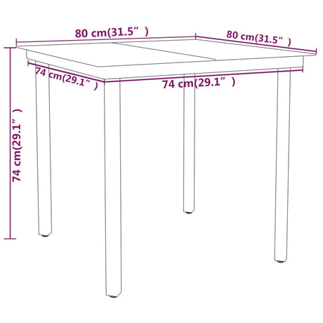 5 Piece Garden Dining Set