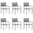 Garden Dining Chairs 4 Pcs Stackable Poly Rattan