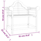 4 Piece Garden Lounge Set Solid Wood Teak