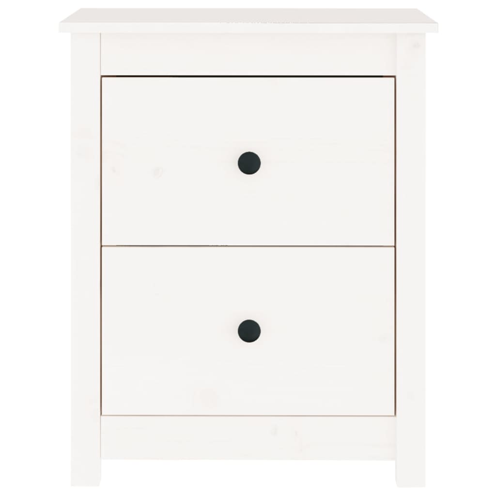 Bedside Cabinet 50X35X61.5 Cm Solid Wood Pine