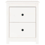 Bedside Cabinet 50X35X61.5 Cm Solid Wood Pine