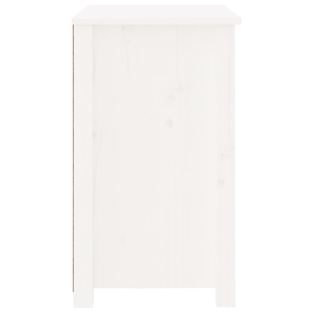 Bedside Cabinet 50X35X61.5 Cm Solid Wood Pine