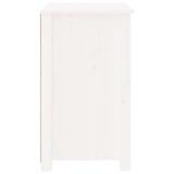 Bedside Cabinet 50X35X61.5 Cm Solid Wood Pine