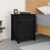 Bedside Cabinet 50X35X61.5 Cm Solid Wood Pine