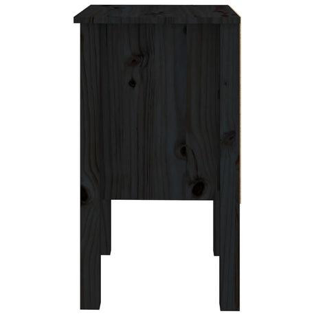 Bedside Cabinet 40X35X61.5 Cm Solid Wood Pine