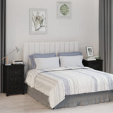 Bedside Cabinet 40X35X61.5 Cm Solid Wood Pine
