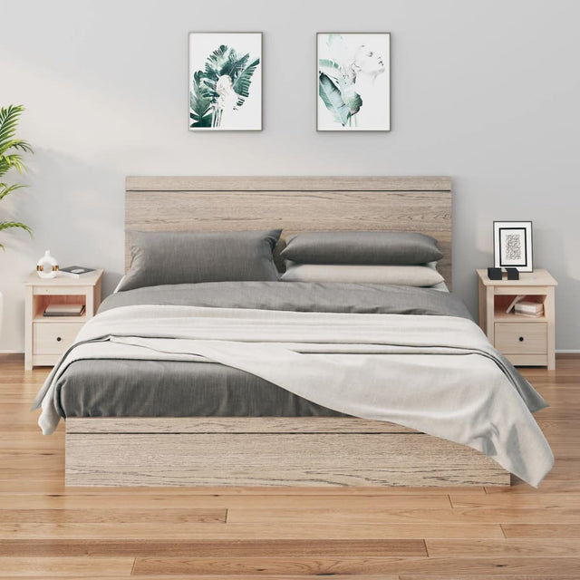 Bedside Cabinets 2 Pcs 40X35X49 Cm Solid Wood Pine