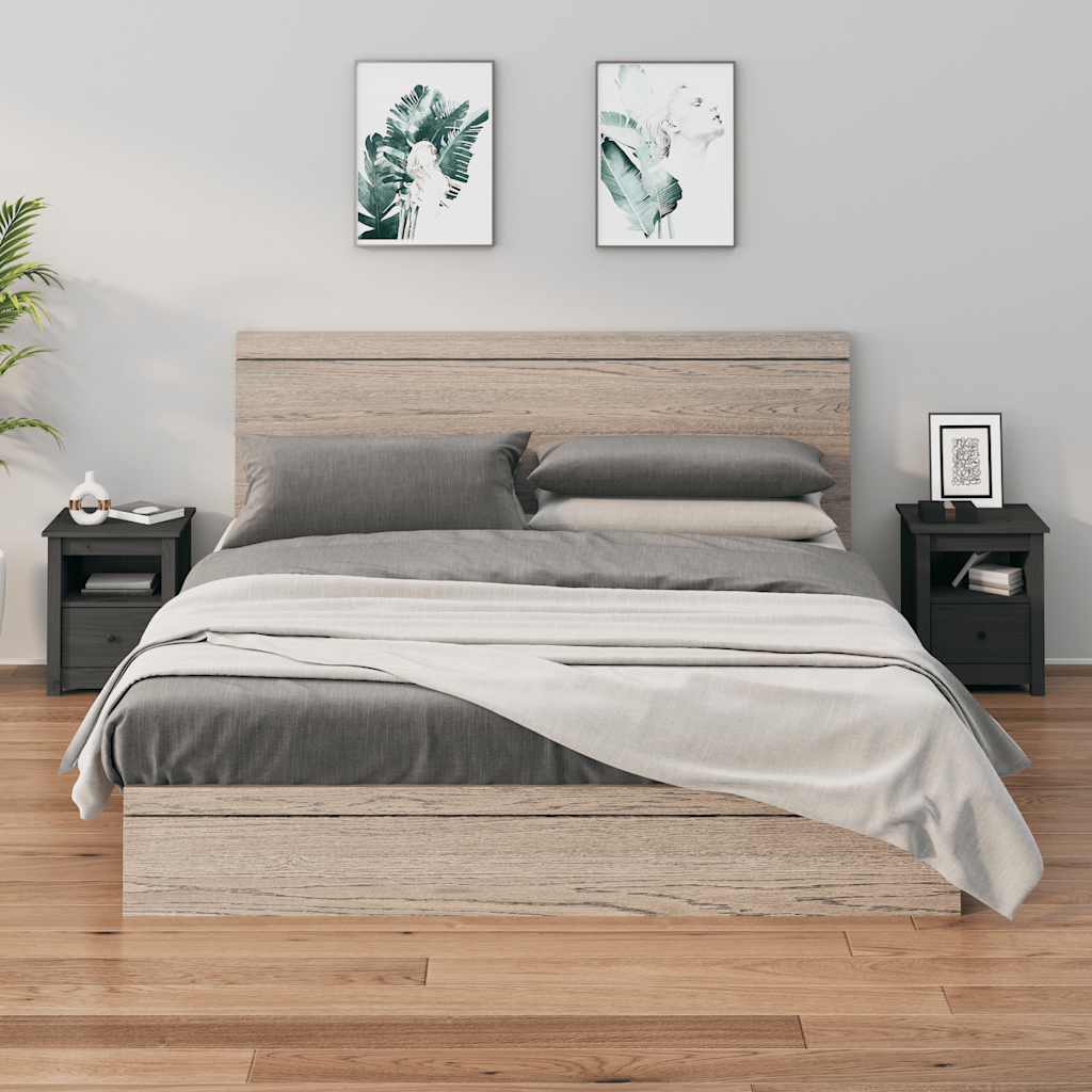 Bedside Cabinets 2 Pcs 40X35X49 Cm Solid Wood Pine