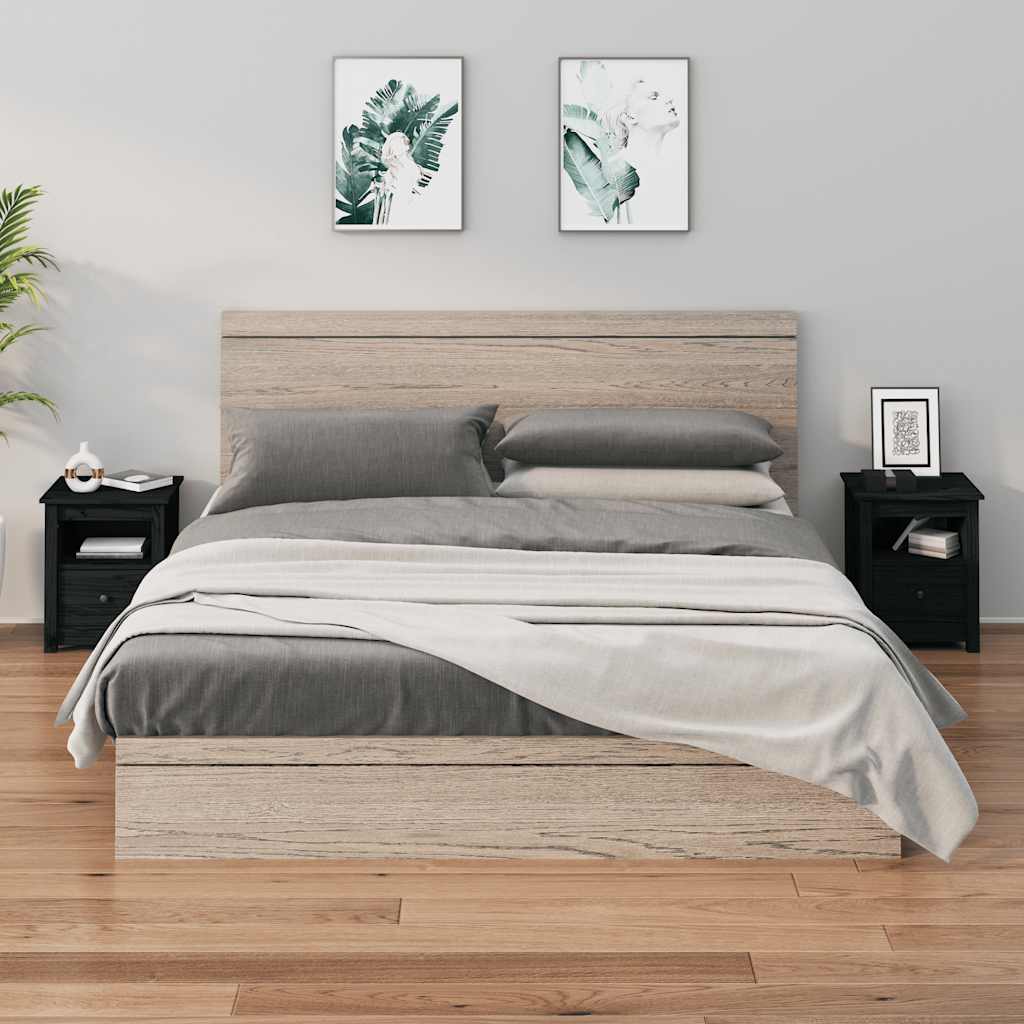 Bedside Cabinets 2 Pcs 40X35X49 Cm Solid Wood Pine