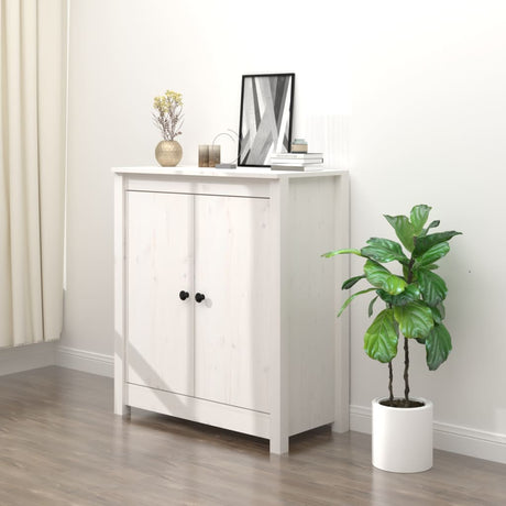 Sideboard 70X35X80 Cm Solid Wood Pine
