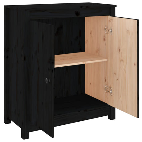 Sideboard 70X35X80 Cm Solid Wood Pine