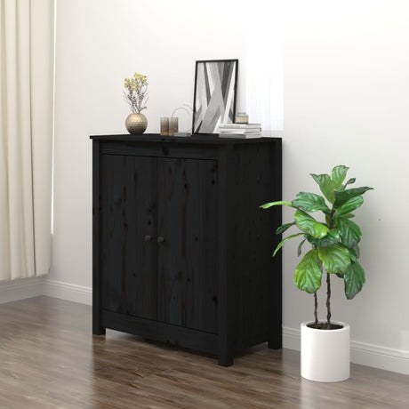 Sideboard 70X35X80 Cm Solid Wood Pine