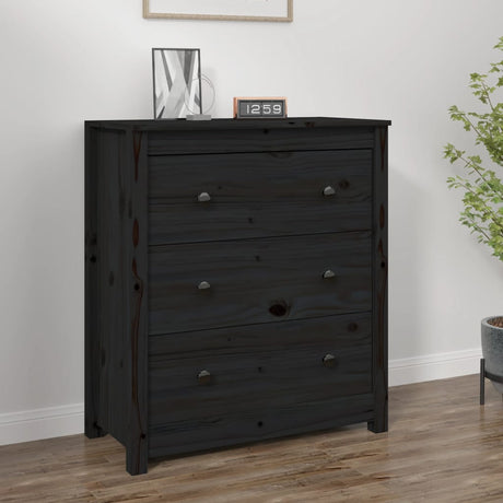 Sideboard 70X35X80 Cm Solid Wood Pine