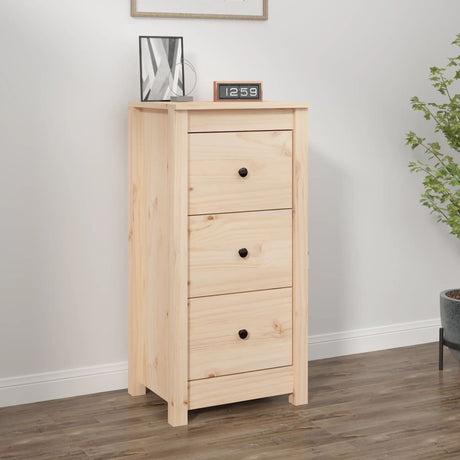 Sideboard 70X35X80 Cm Solid Wood Pine