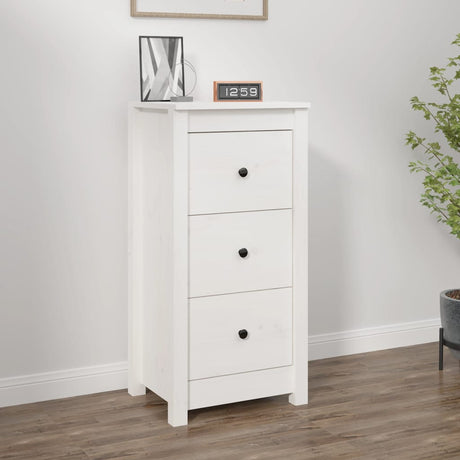 Sideboard 70X35X80 Cm Solid Wood Pine