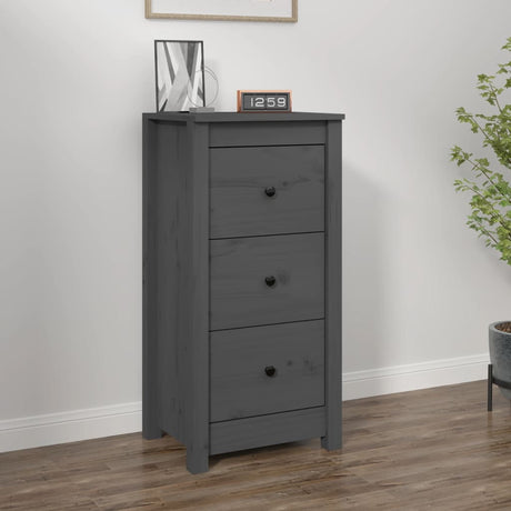 Sideboard 70X35X80 Cm Solid Wood Pine