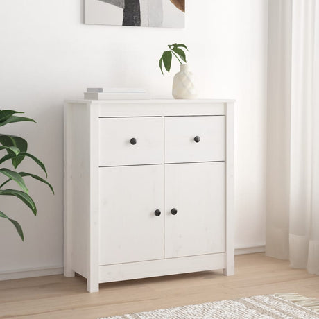 Sideboard 70X35X80 Cm Solid Wood Pine