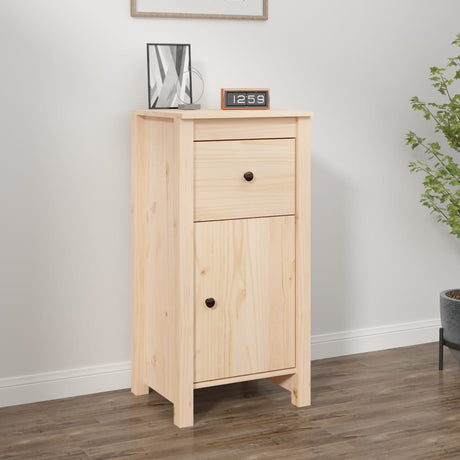 Sideboard 70X35X80 Cm Solid Wood Pine