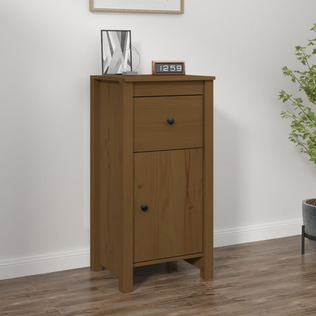 Sideboard 70X35X80 Cm Solid Wood Pine