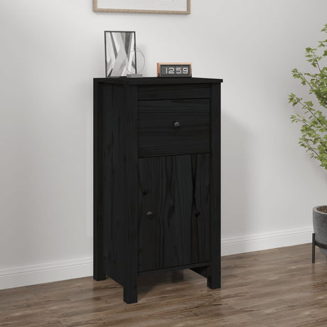 Sideboard 70X35X80 Cm Solid Wood Pine