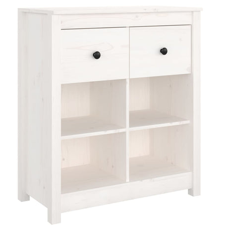 Sideboard 70X35X80 Cm Solid Wood Pine