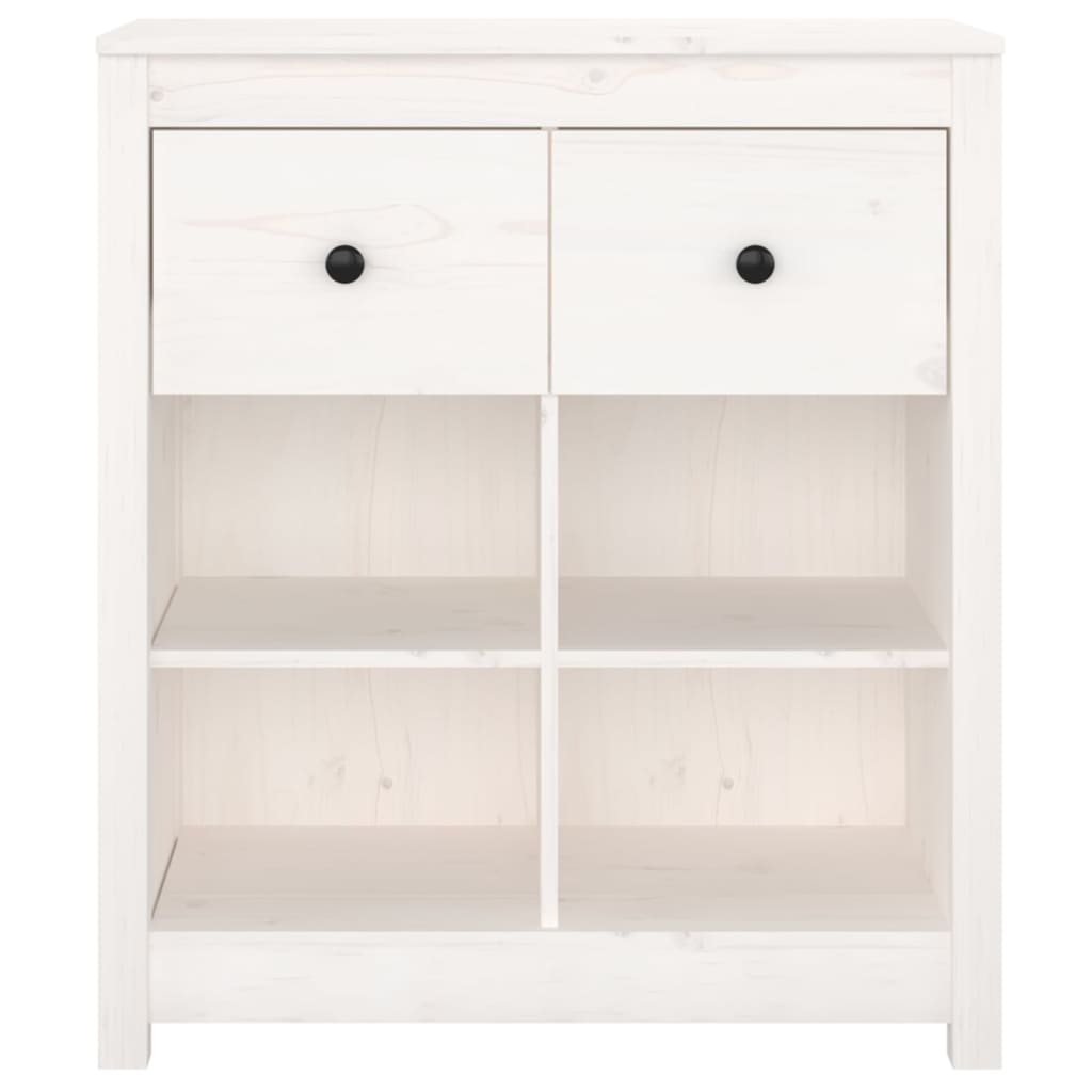 Sideboard 70X35X80 Cm Solid Wood Pine