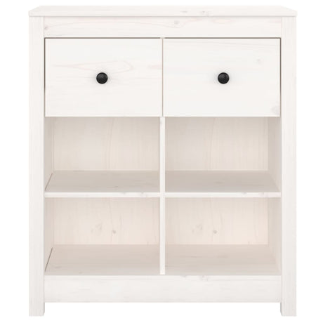 Sideboard 70X35X80 Cm Solid Wood Pine