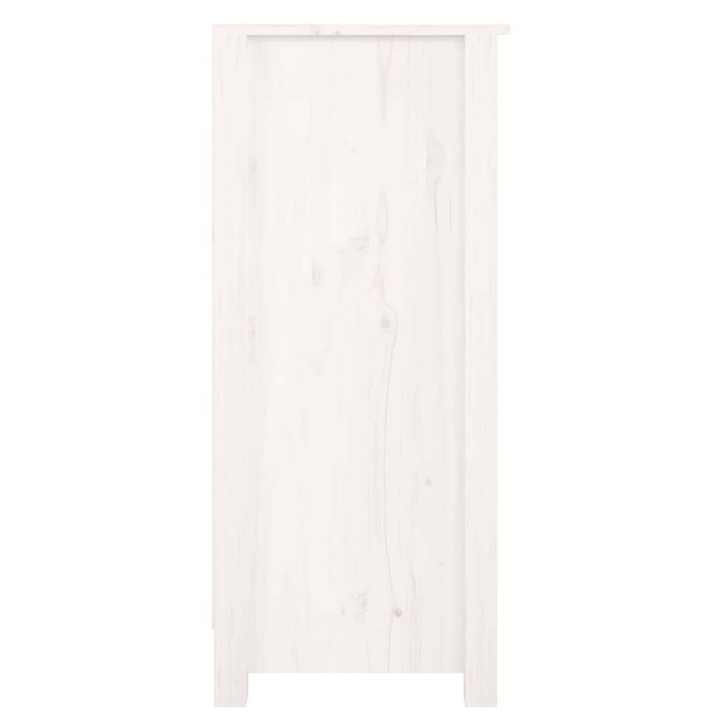 Sideboard 70X35X80 Cm Solid Wood Pine