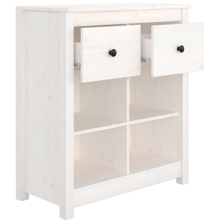 Sideboard 70X35X80 Cm Solid Wood Pine