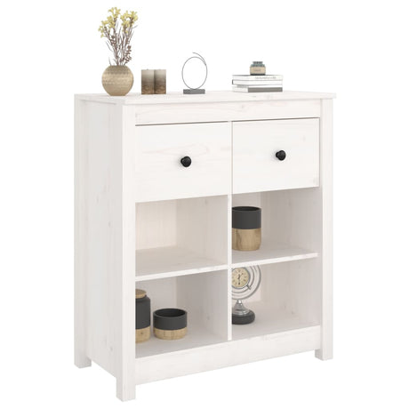 Sideboard 70X35X80 Cm Solid Wood Pine