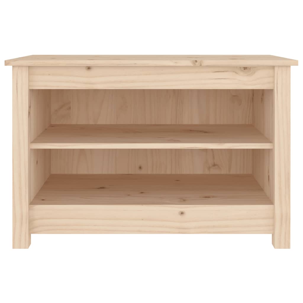 Shoe Bench 70X38X45.5 Cm Solid Wood Pine