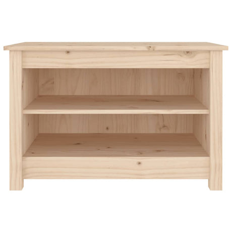 Shoe Bench 70X38X45.5 Cm Solid Wood Pine