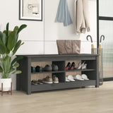 Shoe Bench 70X38X45.5 Cm Solid Wood Pine