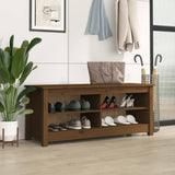 Shoe Bench 70X38X45.5 Cm Solid Wood Pine