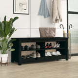 Shoe Bench 70X38X45.5 Cm Solid Wood Pine