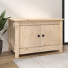 Shoe Cabinet 70X38X45.5 Cm Solid Wood Pine