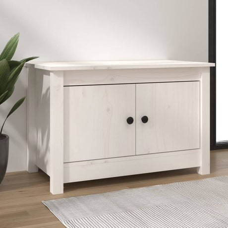 Shoe Cabinet 70X38X45.5 Cm Solid Wood Pine