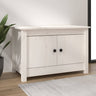 Shoe Cabinet 70X38X45.5 Cm Solid Wood Pine