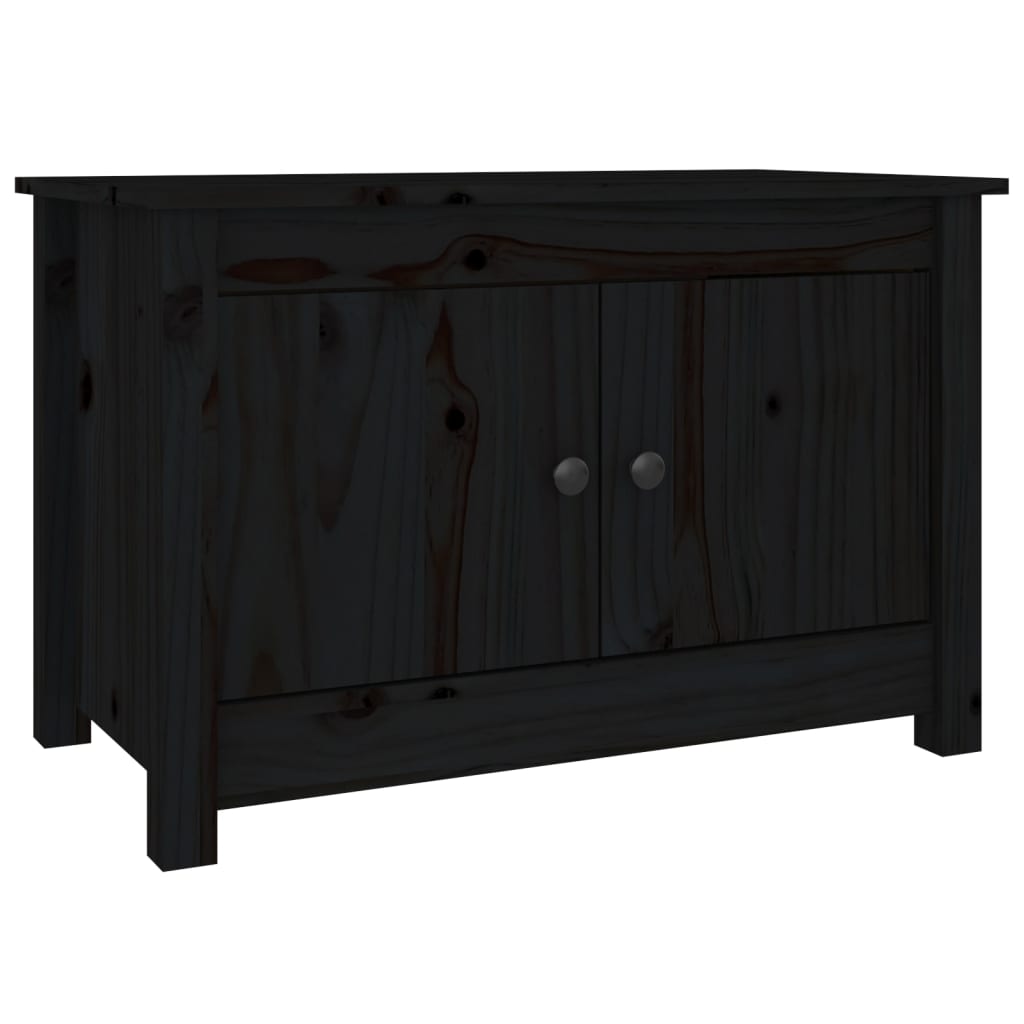 Shoe Cabinet 70X38X45.5 Cm Solid Wood Pine