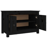 Shoe Cabinet 70X38X45.5 Cm Solid Wood Pine