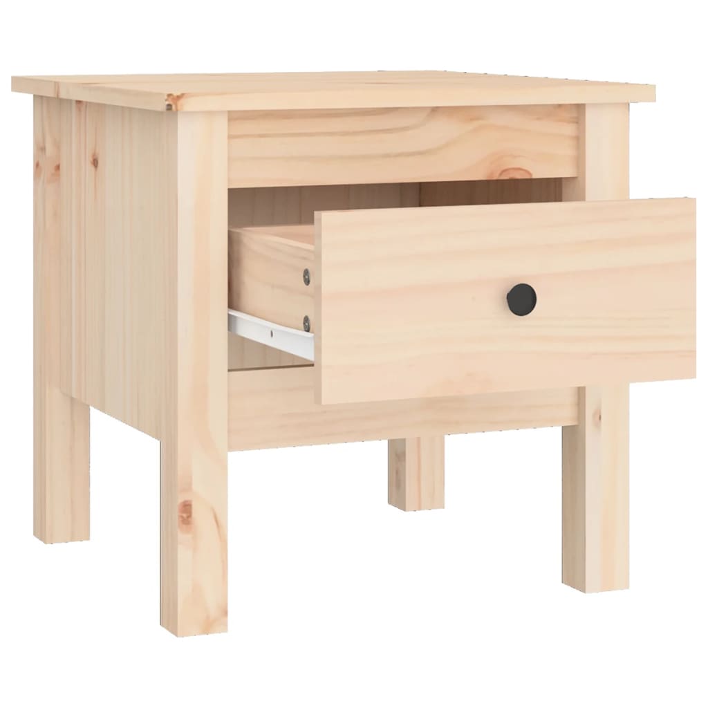 Side Table Solid Wood Pine